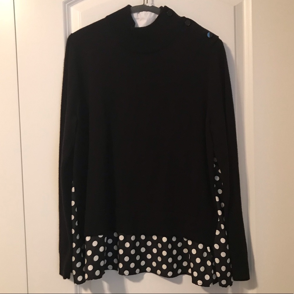 Kate Spade sweater with polka dot detail
